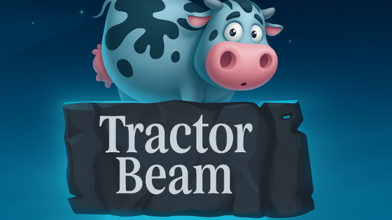 🛸 Tractor Beam – Slot Alien Paling Absurd, Tapi Bisa Nyedot Saldo Lo Jadi Gendut! 🐄💨